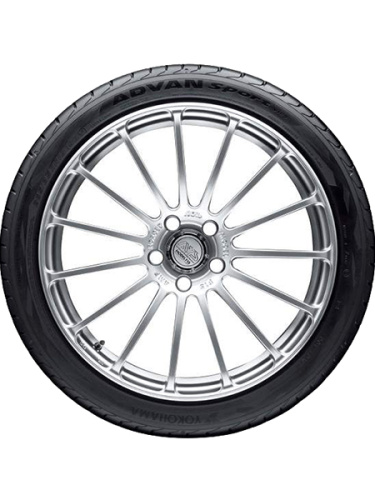 фото протектора и шины Advan Sport V105S Шина Yokohama Advan Sport V105S 265/40 R20 104Y