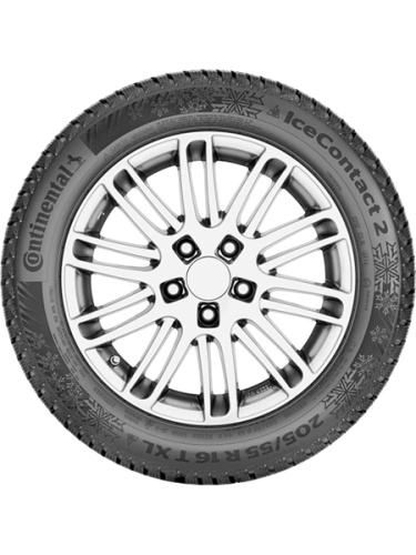 фото протектора и шины IceContact 2 SUV Шина Continental IceContact 2 SUV 235/60 R18 107T